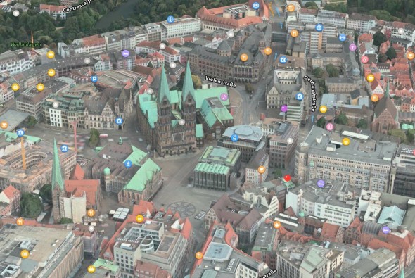 Bremen, Dresden und mehr: 20 neue Städte mit 3D-Flyover in Apple Maps