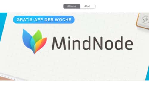 App-Angebote am Sonntag: MindeNode ist Gratis-App der Woche