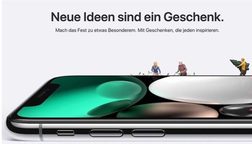 Apple empfiehlt wieder Weihnachtsgeschenke