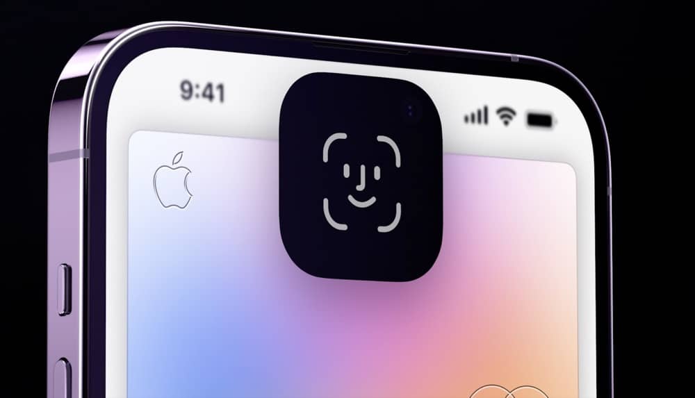 iPhone Face ID unter dem Bildschirm