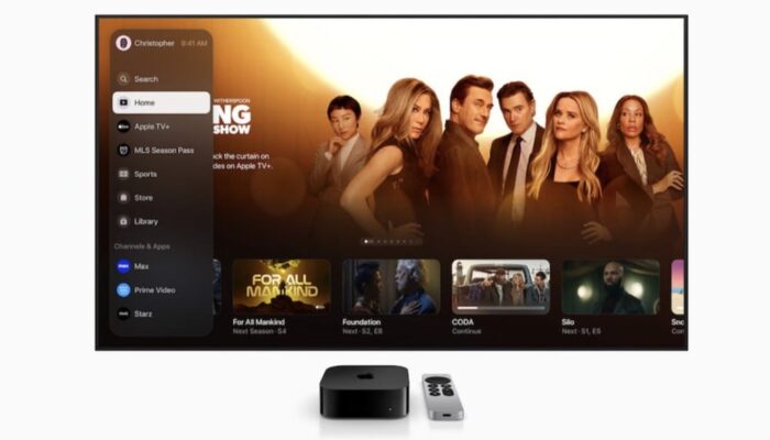 TV-App Wunschlisten Apple TV+ 2023 Apple TV+ FaceTime-Kamera Apple TV
