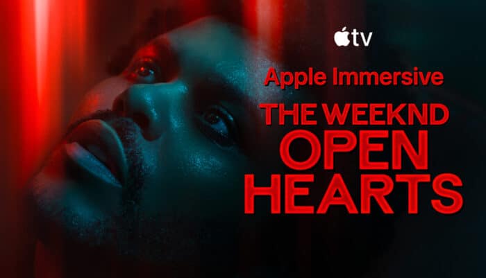 The Weeknd Open Hearts Apple Vision Pro