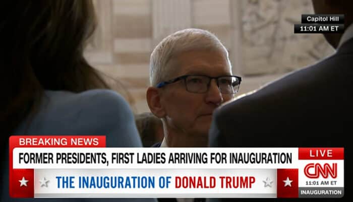 Tim Cook Inauguration Donald Trump